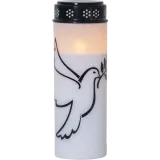 LED Memorial Candle Dove