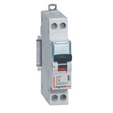 Phase+Neutral circuit breaker DNX³4500 6kA inlet and outlet screw terminal - 1P+N 230V~ 4A curve C - 1 module