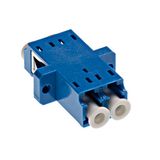 Standard LC-Duplex Coupling SM Polymer Ceramic case blue