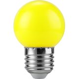 LED E27 Ball G45x68 230V 1W 320° AC Yellow Non-Dim