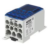 OJL280A blue in 1xAl/Cu120 out 2x35/5x16/ 4x10mm² Distribution block