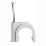 Cable clip Fixfor - for concrete materials - for cable Ø 14 mm - grey