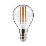 LED Filament Bulb - Globe G45 E14 4.5W 470lm 2700K Clear 320°