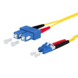 OpDAT patch cord SC-D/LC-D OS2, 5.0 m