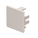 WDK HE40040CW  End piece, for WDK channel, 40x40mm, creamy white Polyvinyl chloride