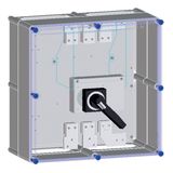 Switch enclosure prepared for 1 NZM4 MCCB 3P