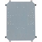 Pre-drilled mounting plate, CI45 enclosure