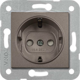 Novella-Trenda Anthracite (Quick Connection) Child Protected Earthed Socket