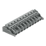 1-conductor female connector CAGE CLAMP® 2.5 mm² gray