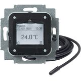 1098 UF-102 Room Temperature Controller insert with Setpoint display, Timer and Remote control 230 V