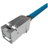 PERFORMANCE LINE Jack RJ45 shielded, Cat.6a 10GB 4PPoE 100W