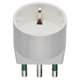 S17 adaptor +P30 outlet white