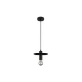 Black Metal  LED E27 1x12 Watt 230 Volt  IP20 Bulb Excluded  D: 20 H  1: 14.5 H  2: 180 cm Adjustable height