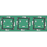 Threefold horizontal wall-mounted printed circuit board for Niko Home