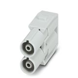 Module insert for industrial connector, Series: ModuPlug, Axial screw 