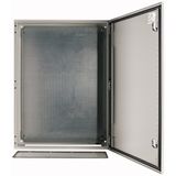 Wall enclosure with mounting plate, HxWxD=800x600x200mm