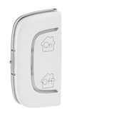 Cover plate Valena Allure - GEN/ON/OFF marking - left-hand side mounting - white