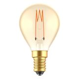 LED Filament Bulb - Globe G45 E14 2.5W 136lm 1800K Gold 330°  - Dimmable