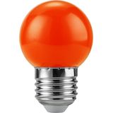 LED E27 Ball G45x68 230V 1W 320° AC Red Non-Dim