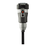 SCHUKO connector, grey, 2C-Technology, voltage indicator, quick-release mechanism, IP54
