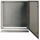 Wall enclosure with mounting plate, HxWxD=800x800x300mm