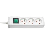 Eco-Line extension lead with switch 3-way white 1,5m H05VV-F 3G1,5 *FR*