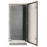 Wall enclosure with mounting plate, HxWxD=800x400x200mm