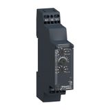 Harmony, Modular timing relay, 8 A, 1 CO, 1 s..100 h,  multifunction, spring terminals, 24 V DC / 24...240 V AC/DC