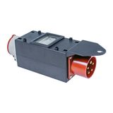 MIXO CEE adapter 16 A MIXO CEE plug 400 V, 16 A, 5-pole Output: 1x CEE socket 400 V, 16 A, 5-polewith 1.5 m H07RN-F 5G2.5heavy-duty rubber cableMIXOISAR Input 16 A, approx. 11 kW