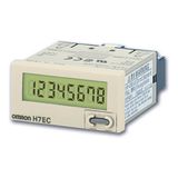 Total counter, 1/32DIN (48 x 24 mm), self-powered, LCD, 8-digit, 30cps