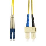 FO Patchcord Duplex LC/SC, 9/125æm OS2, LS0H-3, yellow, 3.0m