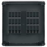 D02 panel enclosure 8x D02-LTS, MB 250A, 3-pole