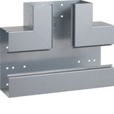 T-piece of base profile for BRS 100x210mm lid 80mm of sheet steel galv