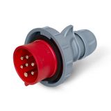 PLUG 32A 6P+E 6h IP66/IP67 380-415V