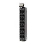 Replacement screwless push-in connector with 16 wiring terminals (mark