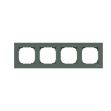 8574 CM Cover frame 4 gang 4gang Green - Sky Niessen