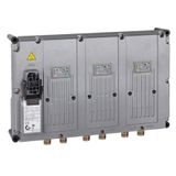 Detached triple servo drive 6A continous current for cold plate, 24A peak, IP65