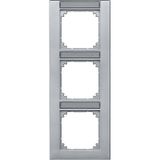 M-PLAN frame, can be labeled 3 times, vertical installation, aluminum