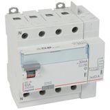 Differential switch DX³-ID screw top inlet and automatic top outlet - 4P 400V~ 63A typeF 30mA - 5 modules