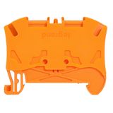 Terminal block Viking 3 - spring - 1 connect - 1 entry/1 outlet -pitch 5 -orange