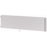 Front plate, ventilated, HxW= 300 x 400mm