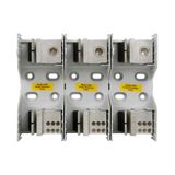 Eaton Bussmann series JM modular fuse block, 600V, 225-400A, Three-pole, 16