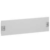 Solid metal faceplate XL³ 400 - for cabinet and enclosure - h 150 mm