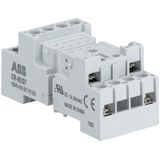 CR-M4SF Standard socket, fork type for 2c/o or 4c/o CR-M relay