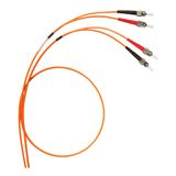 Patch cord fiber optic ST/ST (50/125µm) OM2 1m
