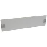 Solid metal faceplate XL³ 800 - 1/4 turn - 24 modules - h 50 mm