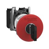 RED EMERGENCY STOP TRIGGER EN13850 KEY R