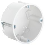 Cavity wall one-gang box halogen-free with device screws, h=35 mm