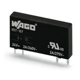 857-167 Basic solid-state relay; Nominal input voltage: 24 VDC; Output voltage range: 24 … 240 VAC