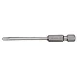 Bit for slotted screws, E 6.3 DIN 3126, With assembly peg, Slotted, 3.